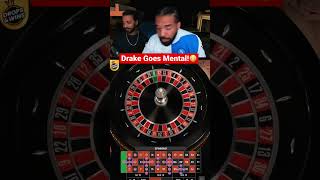 Drake Goes Mental On Roulette! #drake #bigwin #roulette #casino