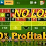 NO LOSS 100% PROFITABLE STRATEGY 🌹|| Roulette Strategy To Win || Roulette