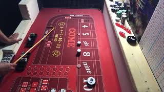 Easy $10 table craps strategy that wins !!!
