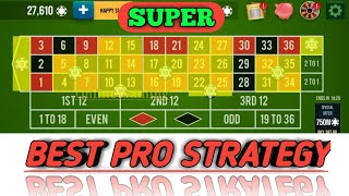 Best Pro Strategy 🌹|| Roulette Strategy To Win || Roulette Tricks