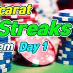 Baccarat 4-Streaks System – Day 1
