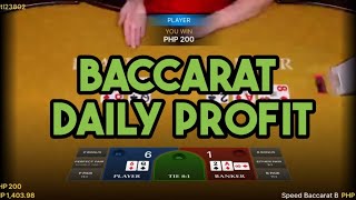 BACCARAT SESSION | 1,000 BUY IN | Eskalera Strat in Evolution