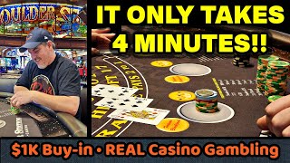 Unbelievable 4 Minutes of BLACKJACK in a Las Vegas Casino!!