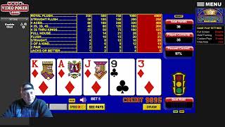 Bonus Poker Strategy – Played on video Poker.com #videopoker #bonuspoker #strategy