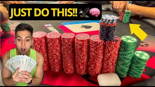 How to MAKE MONEY CONSISTENTLY in 1/2 NLH Cash Games!! Poker Vlog + Poker Strategy for Small Stakes!
