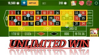 UNLIMITED WIN 🤗|| Roulette Strategy To Win || Roulette Tricks