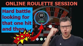 🔵 My NUMBERS against Online ROULETTE Wheel ||GOING for that BIG hit || Online Roulette Strategy