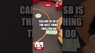 David talks small blind strategy while raking in a pot in No Limit Texas Holdem Poker #poker