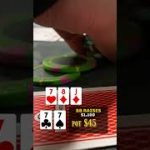 I MAKE THE BIGGEST FOLD IN MY ENTIRE LIFE! #shorts #poker #texasholdem #pokervlog