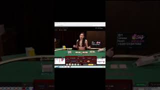 HOW TO WIN IN BACCARAT? WIN 500 PESOS IN LESS THAN 1 HOUR – BACCARAT STRATEGY #shorts