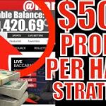 How To Win With Baccarat Strategy “FLAT BET 1 WALK 3 WALK” $500 Profit Per Hand (Not Click Bait)