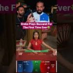 Drake Plays Baccarat For The First Time Ever! #drake #baccarat #bigwin #casino