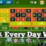 100% Every Day Win 🌹🌹|| Roulette Strategy To Win || Roulette