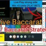 Live Baccarat Play ! How To Win Baccarat With Baccarat Strategy App? WTCSuite Baccarat App  +5 Units