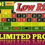 LOW RISK UNLIMITED PROFIT 🤗| Roulette Strategy To Win | Roulette