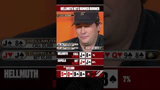 Hellmuth Goes Runner-Runner Against Amateur 😨 #BigGame #PhilHellmuth