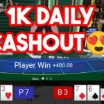 BACCARAT SESSION | 1K BUY IN | GREAT DAY WITH 1.1K PROFIT