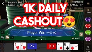 BACCARAT SESSION | 1K BUY IN | GREAT DAY WITH 1.1K PROFIT