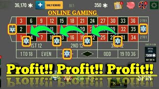 Profit!!  Roulette Strategy 🌹🌹 || Roulette Strategy To Win || Roulette Tricks
