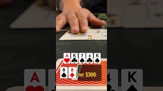 LIVE READS bail us out! #shorts #poker #texasholdem #pokervlog