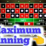 Roulette Strategy maximum Winning