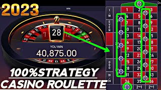 CASINO ROULETTE NEW TRICKS 101% WIN | CASINO STRATEGY | INDIAN CASINO ROULETTE TRICKS WINNING 2023