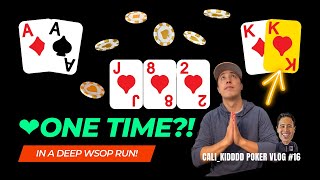 HUGE FLOP FOR POCKET KINGS vs POCKET ACES! | POKER VLOG #16