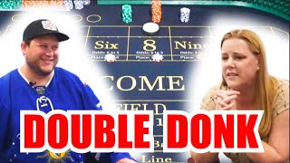 🔥DOUBLE DONK🔥 30 Roll Craps Challenge – WIN BIG or BUST #254