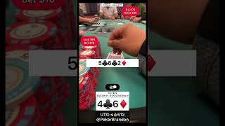 46 o – bad – #pokerbrandon #poker #povpoker #aa #kk #pokerstrategy #qq #jj #bluff #flop #fights