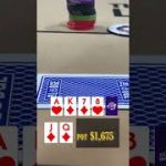 ALL IN AND BEHIND!? Can We SUCK OUT!? #poker #texasholdem #pokervlog #shorts