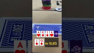 ALL IN AND BEHIND!? Can We SUCK OUT!? #poker #texasholdem #pokervlog #shorts