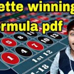 roulette winning formula pdf || roulette strategy to win || roulette strategy