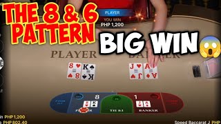 BACCARAT PATTERN: NEW SOLID 6 & 8 PATTERN😍| BIG WIN💵💸 I CASHOUT 3,500 USING THIS STRATEGY💵💵🎉