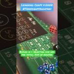 Learning Craps P.0002 Buyin, selecting dice, placing PL bet, and shooting the dice… #craps #dice