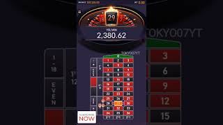 CASINO LIGHTING ROULETTE. 50K WIN 100X WINNING. #casino #roulette #onlineearning #tips #tricks