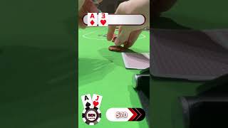 AGGRESSIVELY PLAYING TOP PAIR! #poker #pokershorts #poker2023