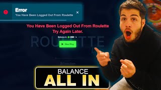I Go All In On Roulette Then This Happens!!!