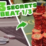 The SECRET to beat 1/3 NLH LIVE POKER CASH GAME! CRAZY POKER HANDS IN LAS VEGAS POKER VLOG #23