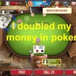 I doubled my money in poker. Governor of Poker. Learn Poker by playing. Crazy Poker