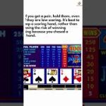 4 Video Poker Strategy Tips #shorts