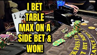 Blackjack • Big WINNING Session & Table Max Side Bet Hit!!!
