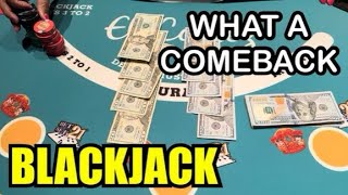 BLACKJACK in Las Vegas! What a comeback!!