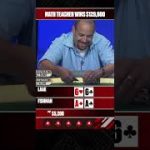 Math Teacher Outplays Poker Pros #DavidFishman #MathTeacher