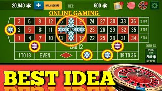 Best Idea at Roulette || Roulette Strategy To Win || Roulette Tricks