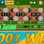 NO LOSS 100% WIN STRATEGY 🌹🌹|| Roulette Strategy To Win || Roulette Tricks