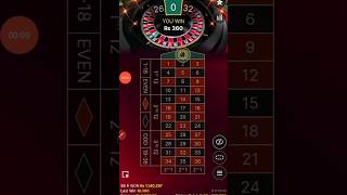 360$ Win On zero Number #casino #roulettewin #roulette #strategy #dozens #betting #liveroulette