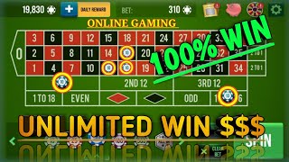 100% Win Unlimited Win 🌹🌹|| Roulette Strategy To Win || Roulette Tricks