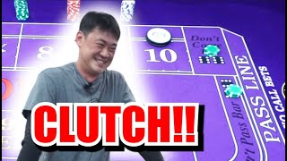 🔥CLUTCH!!🔥 30 Roll Craps Challenge – WIN BIG or BUST #257