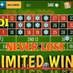 NEVER LOSS UNLIMITED WIN 🌹🌹 || Roulette Strategy To Win || Roulette Tricks