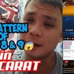 BACCARAT SESSION: THE PATTERN OF NUMBERS 6 7, 8 & 9